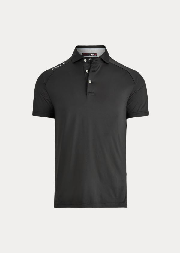 Polos Ralph Lauren Hombre Negros - Custom Slim Performance - TDNXZ9540